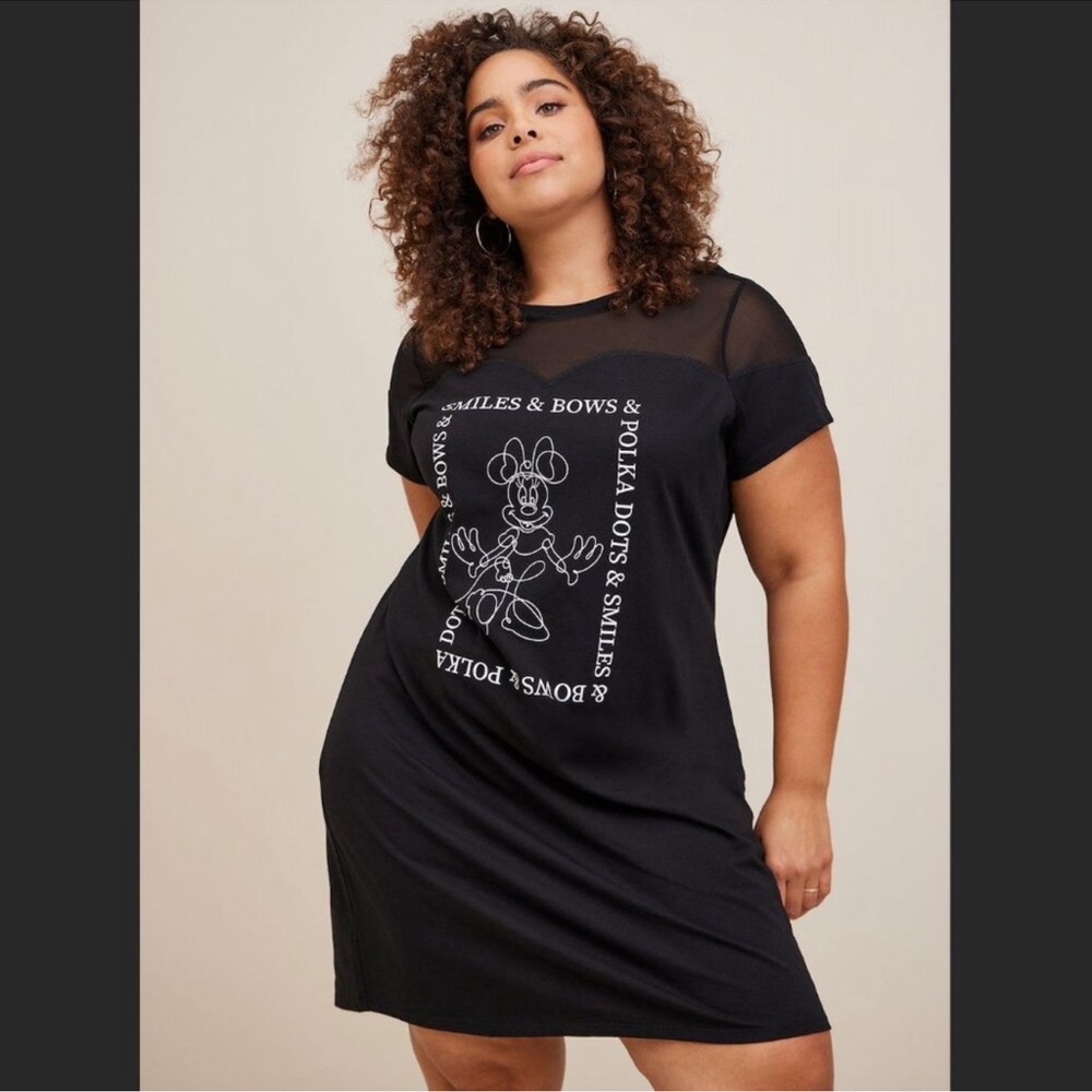 Torrid Black Graphic Dress